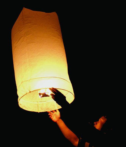 witte XL wensballon